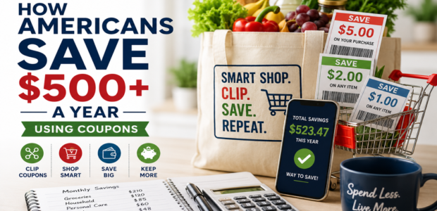 Ways to Save Money: How Americans Save $500+ a Year Using Coupons & Promo Codes